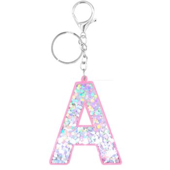 Portachiavi ABC Glitter Collection