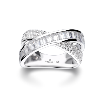 Bague Tokyo Argent Sterling/Revètement en Or 18k