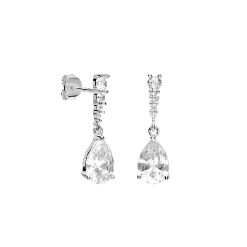Boucles d’Oreilles Bella en Argent