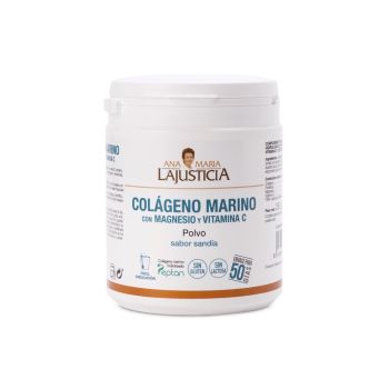 Collagene marino con magnesio e vitamina C al gusto di anguria