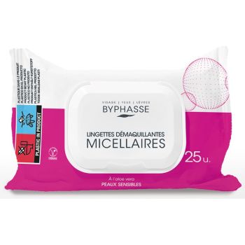 Lingettes démaquillantes à la solution micellaire – Peaux sensibles