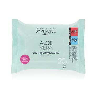 Lingettes Démaquillantes à l’Aloe Vera
