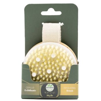 Brosse exfoliante corps en fibres naturelles