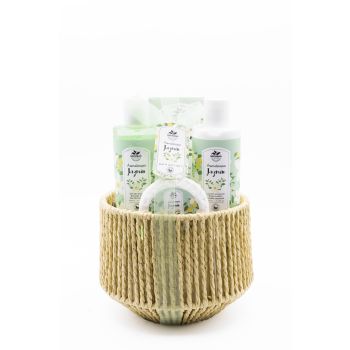 Panier de Bain Champêtre Fleur de Jasmin Panier de Bain Champêtre Fleur de Jasmin