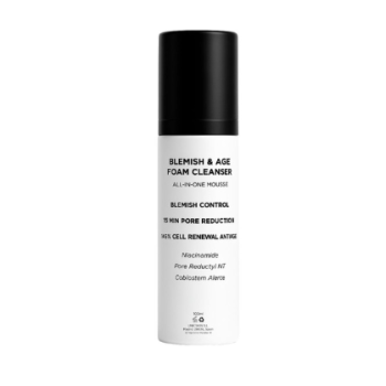 Mousse nettoyante visage anti-imperfections et anti-âge