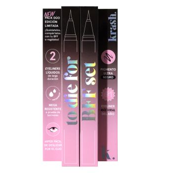 Set di eyeliner in edizione limitata "To Die For My Best Friend" (Nero carbone)