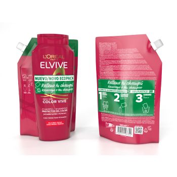 Shampoing Protecteur Couleur Elvive Color Vive + Écopack
