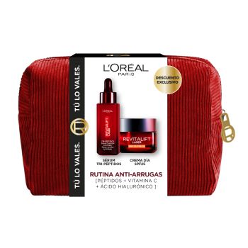 Coffret Revitalift Laser Sérum Correcteur Anti-Âge Tri-peptides et Crème Hydratante SPF 25