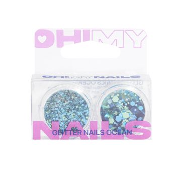 Oh My Nails Glitter Océan Décoration d'Ongles