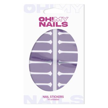 Oh My Nails Stickers Violet