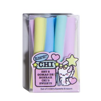 Set de 2 Gommes Chi's Sweets