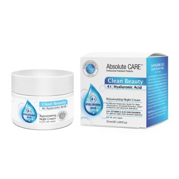 Crème de Nuit Rajeunissante 4x Acide Hyaluronique