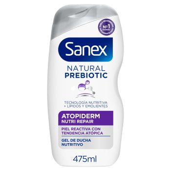 Natural Prebiotic Atopiderm Nutri Repair Gel Douche ou Bain nutritif