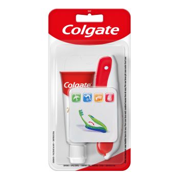Colgate Total Kit da Viaggio Portatile Spazzolino Morbido + Dentifricio 