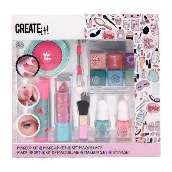 Set di make-up rosa-turchese