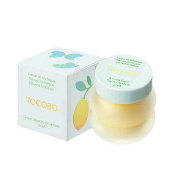 Maschera scrub per labbra allo zucchero e al limone