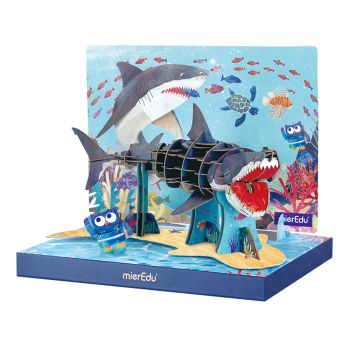 Puzzle 3D Éco Requin Blanc (Deluxe)