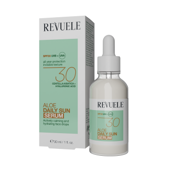 Siero solare quotidiano all'aloe SPF30