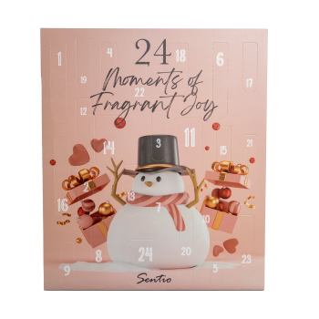 Calendario dell'Avvento con pupazzo di neve