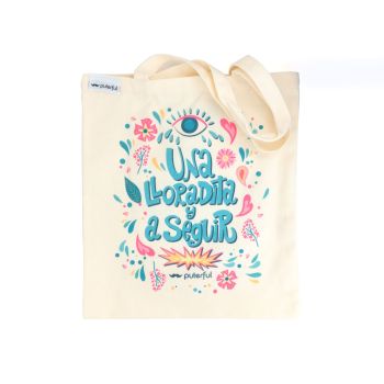 Sac en Tissu Una Lloradita y a Seguir Sac en Tissu Una Lloradita y a Seguir