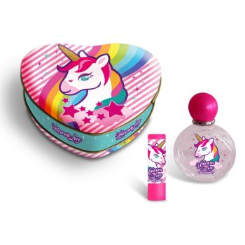 Unicorn Love Coeur Métal EDT + Rouge à Lèvres