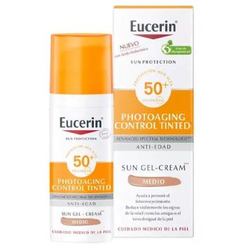 Protection Solaire Visage Anti-Âge Photoaging Control Teinté SPF 50+ Tono Moyen