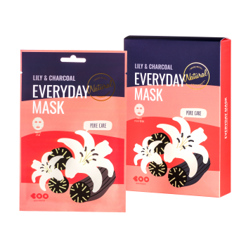 Masque pour le Visage Lys et Charbon