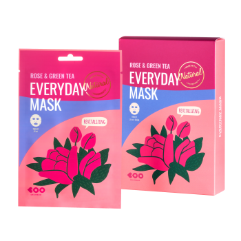 Masque pour le Visage Rose et Thé Noir