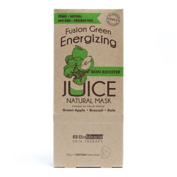 Masque Naturel Booster Fusion Green Energizing au Jus de Pomme Verte
