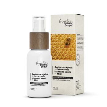 Organic Farm Crema Viso Idratante Olio di Jojoba + Estratto di Mela Verde + Miele