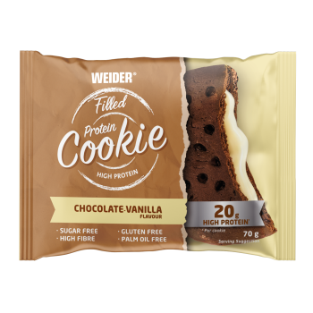 Filled Protein Cookie Chocolat Vanille