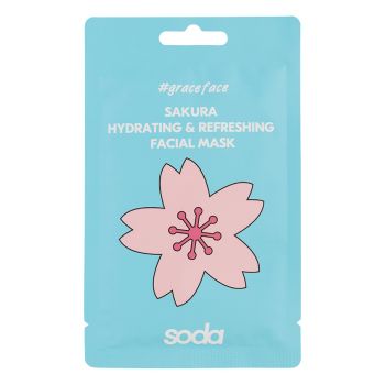 Masque Visage Sakura Hydratant et Rafraîchissant