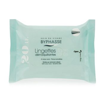 Lingettes Démaquillantes Peau Sensible Aloe Vera