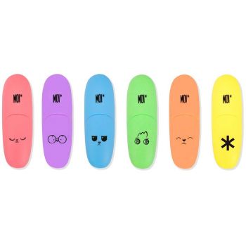 Set di 6 Mini pennarelli