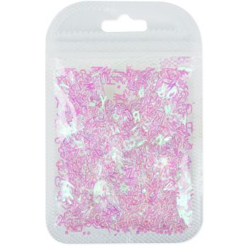 Lettres Pailletées pour Ongles