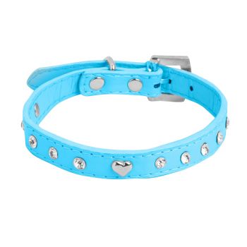 Collana con Cuore e Diamond Blu Collana con Cuore e Diamond Blu