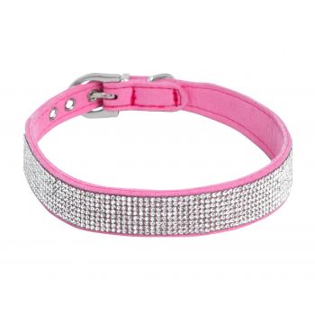 Collana con Collarino a Strass Rosa Collana con Collarino a Strass Rosa
