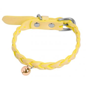 Collana intrecciata Velvet con Cascabel Giallo Collana intrecciata Velvet con Cascabel Giallo