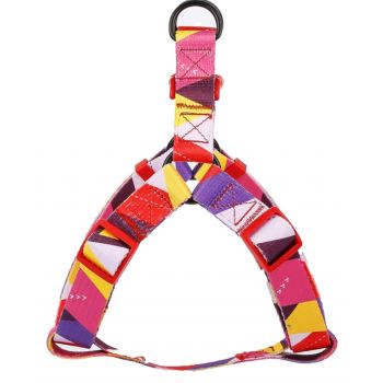 Harnais Color Block Rouge