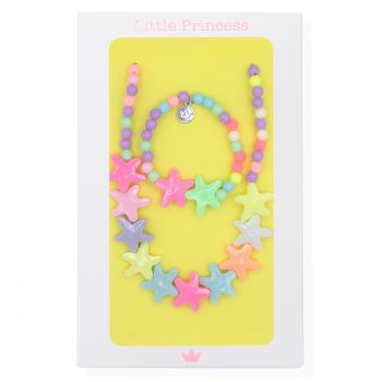 Set collier et bracelet multicolores Little Princess