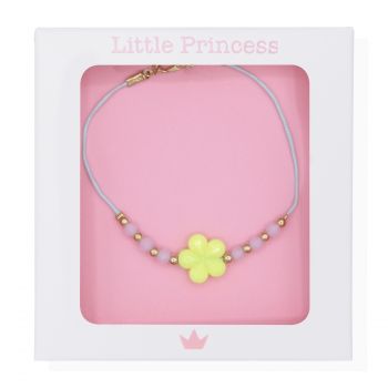 Bracelet en fil et perles fleur Little Princess Bracelet en fil et perles fleur Little Princess
