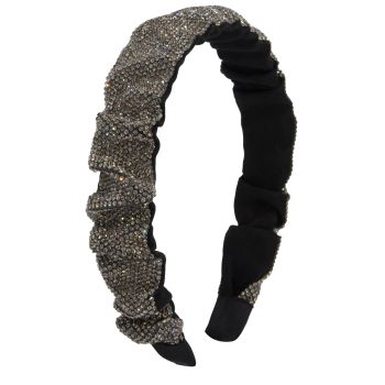 Oh My Hair Serre-tête froncé à strass Oh My Hair Serre-tête froncé à strass