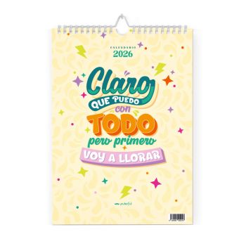 Calendrier Mural Claro Que Puedo Con Todo 2026