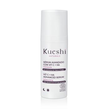 Sérum Avancé Acide Hyaluronique + VIT C avec extrait de kaki et de fruits