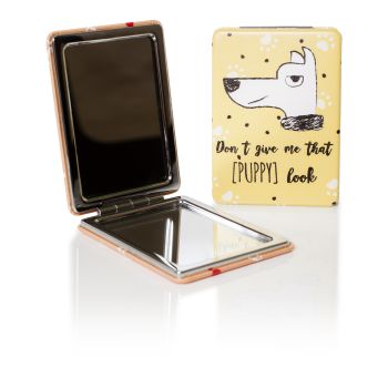 Miroir de poche Puppy à double vue