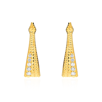 Boucles d'oreilles Sakkara Argent Sterling / Plaqué or 18K