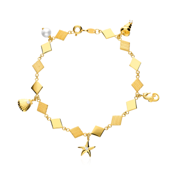 Bracelet Nemty Argent Sterling / Plaqué or 18K Bracelet Nemty Argent Sterling / Plaqué or 18K