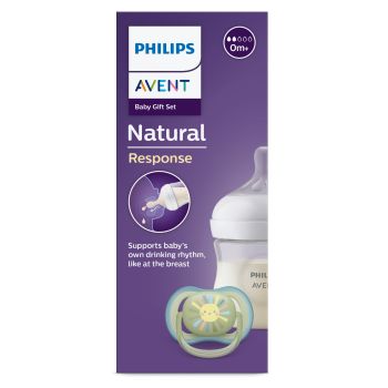 Bottiglia avent Natural Response 125 ml + succhietto Ultra Air 0-6m