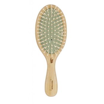 Brosse pneumatique Bamwood avec poils en bois