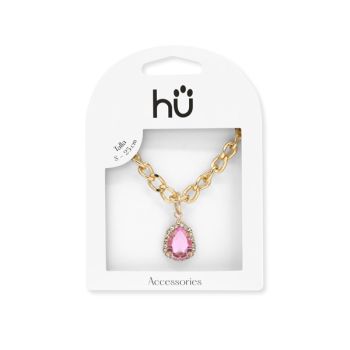Collier Pet Pierre Rose Collier Pet Pierre Rose